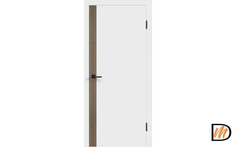 Дверное полотно Экошпон Galant DUO 1 800х2000 цвет Белый Эмалит Левое/Правое VD023627