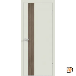 Дверное полотно Экошпон Galant DUO 2 700х2000 цвет Светло-серый Эмалит Левое/Правое VD024265