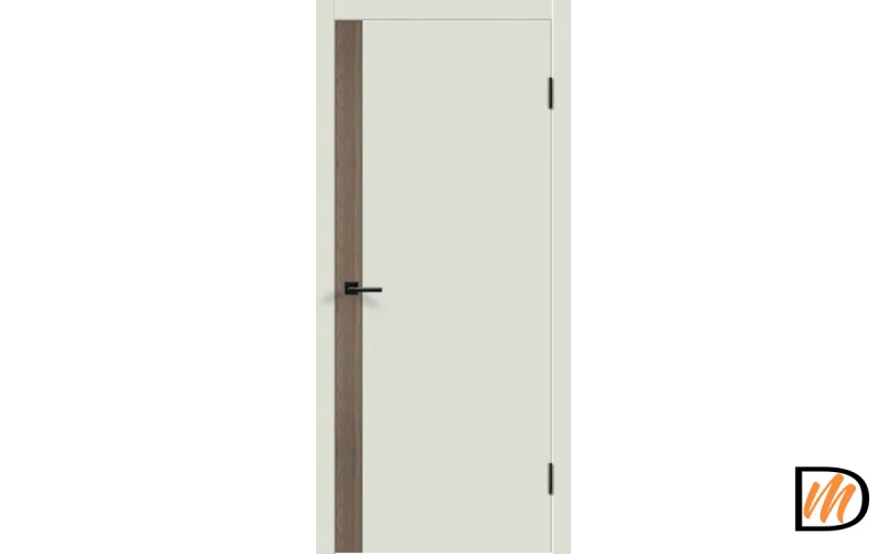 Дверное полотно Экошпон Galant DUO 1 600х2000 цвет Светло-серый Эмалит Левое/Правое VD024563