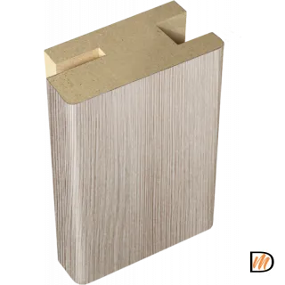 Профиль стыковочный добор-наличник Экошпон цвет Капучино 50х24х2400  VD063446