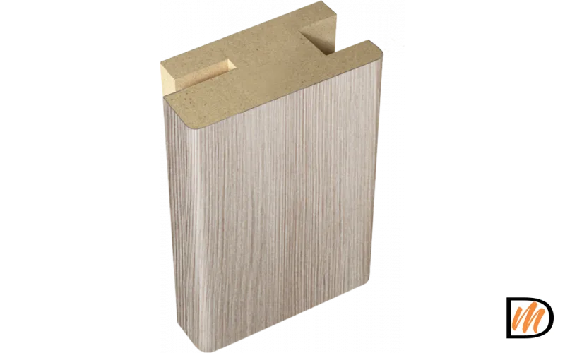 Профиль стыковочный добор-наличник Экошпон цвет Капучино 50х24х2400  VD063446