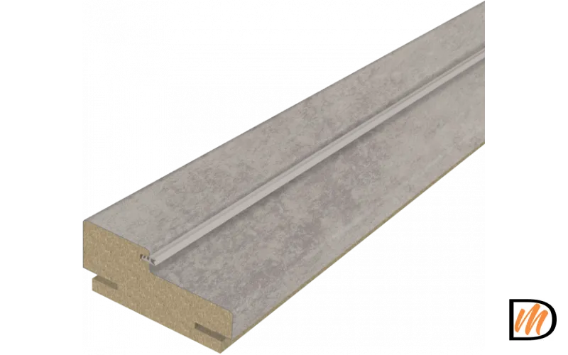 Перекладина 80х38 Экошпон цвет Муар светло-серый 2000  VD063591