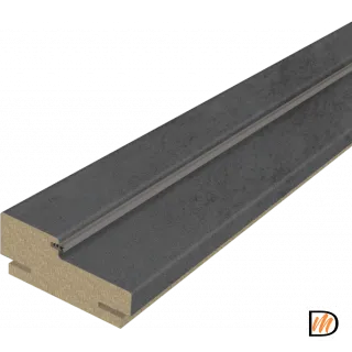 Перекладина 80х38 Экошпон цвет Муар темно-серый 2000  VD063592