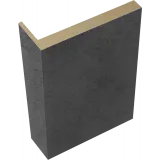 Наличник телескопический L 8мм Экошпон цвет Муар темно-серый 70х25х2200  VD064301