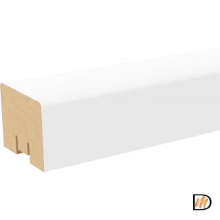 Рейка декоративная Экошпон цвет Белый Эмалит 40х 30х2700  VD066143
