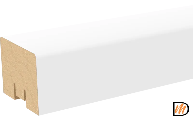 Рейка декоративная Экошпон цвет Белый Эмалит 40х 30х2700  VD066143