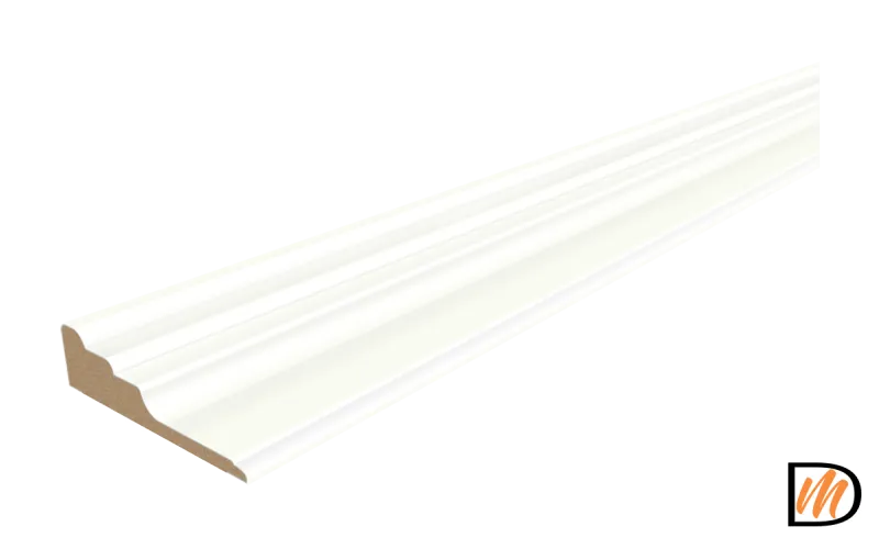 Наличник Ledo Экошпон цвет Молочный Эмалит 85х22х2440  VD066867