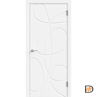 Дверное полотно Эмаль FUSION 2 900х2000 цвет Белый Левое/Правое VD1002915