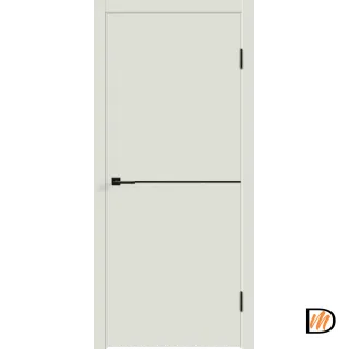 Дверное полотно Эмаль Flat H1 600х2000 цвет Светло-серый Левое/Правое VD1003292