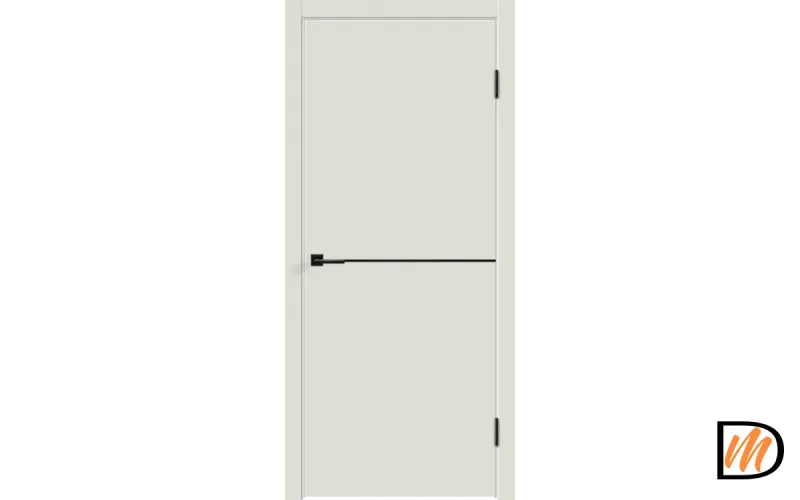 Дверное полотно Эмаль Flat H1 700х2000 цвет Светло-серый Левое/Правое VD1003293