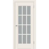 Дверное полотно Эмаль SCANDI 12V 800х2000 цвет Слоновая кость стекло Мателюкс Левое/Правое VD1005605
