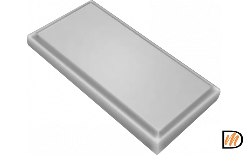 декор квадрат Эмаль цвет Светло-серый 80х 160х16  VD1010093