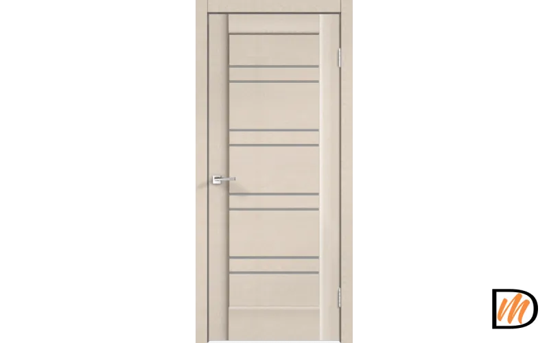 Дверное полотно SoftTouch SoftTouch PREMIER 18 900х2000 цвет Ясень капучино структурный стекло Мателюкс Левое/Правое VD1030304