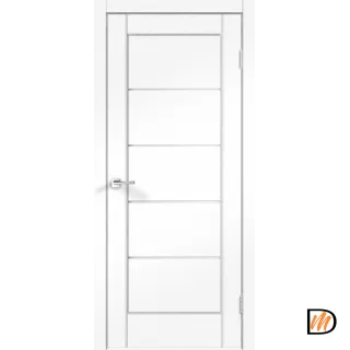 Дверное полотно SoftTouch SoftTouch PREMIER 1 900х2000 цвет Ясень белый структурный стекло Лакобель белое Левое/Правое VD1035516