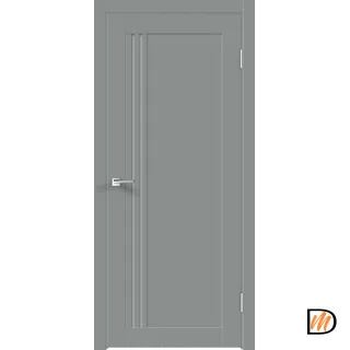 Дверное полотно EMALUX XLINE 8 900х2000 цвет Серый Агат стекло Мателюкс Левое/Правое VD1290244