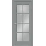 Дверное полотно EMALUX ALTO 13 800х2000 цвет Серый Агат стекло Мателюкс Левое/Правое VD1290764