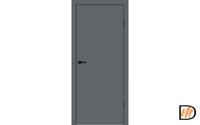 Дверное полотно EMALUX Galant глухое 800х2000 цвет Вулкан Левое/Правое VD1300027