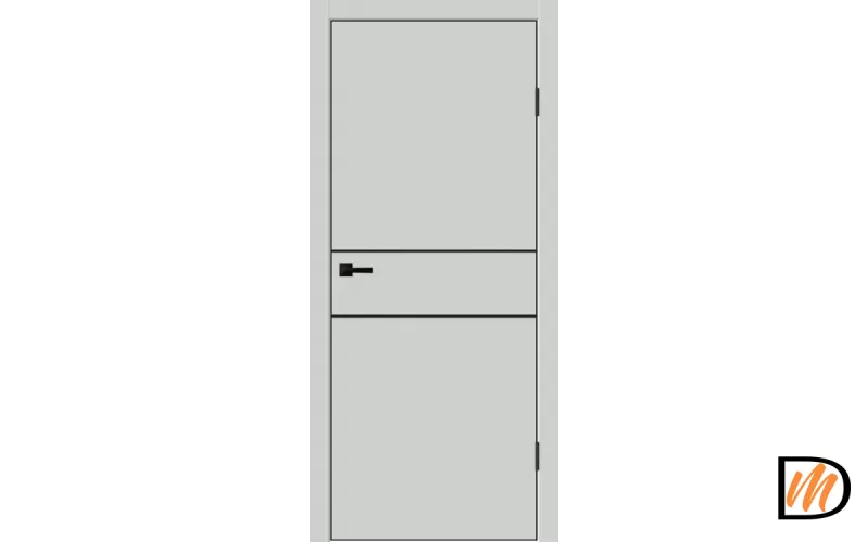 Дверное полотно EMALUX Galant H2 600х2000 цвет Доломит Левое/Правое VD1300114