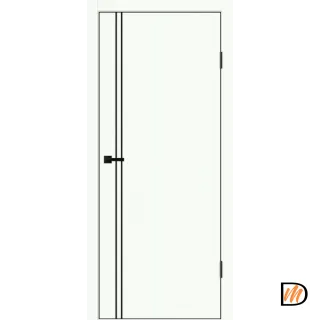 Дверное полотно EMALUX Galant M2 900х2000 цвет Белый Опал Левое/Правое VD1300200