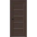 Дверное полотно SOFTWOOD STYLE 1 со стеклом 800х2000 цвет Орех американский шоколад стекло Мателюкс Левое/Правое VD162420