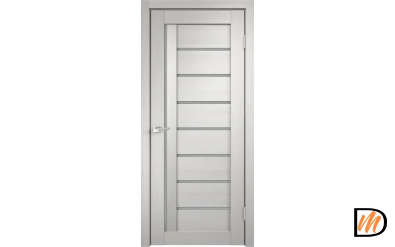 Дверное полотно 3D FLEX UNICA 3 800х2000 цвет Белый стекло Мателюкс Левое/Правое VD500099