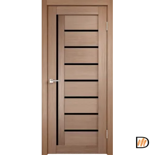 Дверное полотно 3D FLEX UNICA 3 700х2000 Цвет Бруно стекло Лакобель черное Левое/Правое VD501426