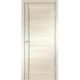 Дверное полотно Экошпон PREMIER 1 700х2000 цвет Ясень Японский стекло Лакобель белое Левое/Правое VD800018