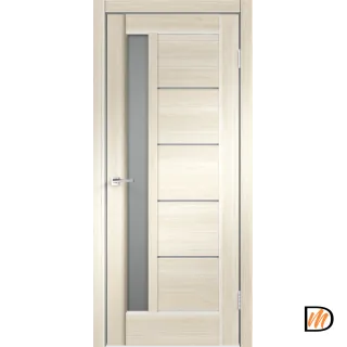 Дверное полотно Экошпон PREMIER 3 600х2000 цвет Ясень Японский стекло Мателюкс Левое/Правое VD800093