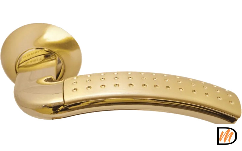 Ручка дверная RAP 7 золото матовое/золото  MSK-9010465