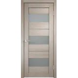 Дверное полотно Экошпон DUPLEX 12 700х2000 цвет Капучино стекло Мателюкс Левое/Правое VD011438