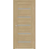 Дверное полотно Экошпон DUPLEX 800х2000 цвет Дуб Бавария стекло Мателюкс Левое/Правое VD019466