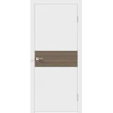 Дверное полотно Экошпон Galant DUO 3 800х2000 цвет Белый Эмалит Левое/Правое VD023424