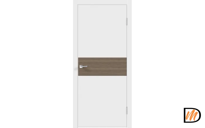 Дверное полотно Экошпон Galant DUO 3 800х2000 цвет Белый Эмалит Левое/Правое VD023424