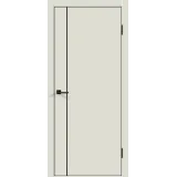 Дверное полотно Экошпон Galant M1 800х2000 цвет Светло-серый Эмалит Левое/Правое VD024058