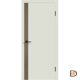 Дверное полотно Экошпон Galant DUO 1 900х2000 цвет Светло-серый Эмалит Левое/Правое VD024566