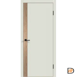 Дверное полотно Экошпон Galant DUO 1 800х2000 цвет Светло-серый Эмалит Левое/Правое VD024596