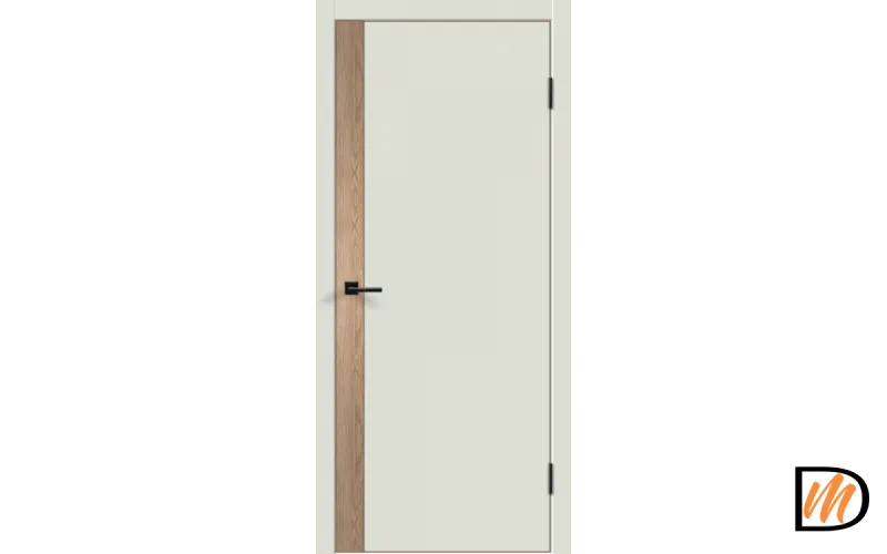 Дверное полотно Экошпон Galant DUO 1 800х2000 цвет Светло-серый Эмалит Левое/Правое VD024596