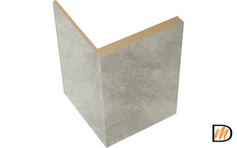 Наличник телескопический L 8мм Экошпон цвет Муар светло-серый 70х70х2200  VD064451