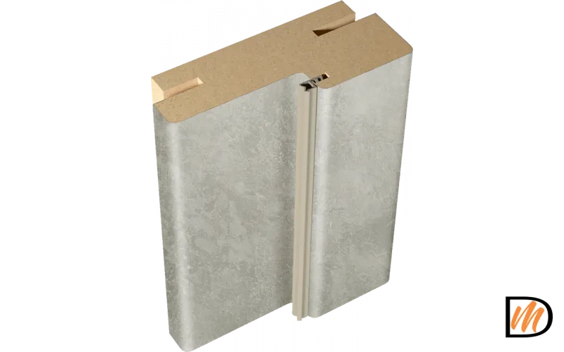 Стойка 70х26 Экошпон цвет Муар светло-серый  VD065056