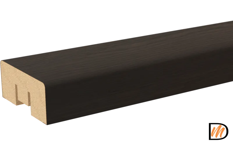 Рейка декоративная Экошпон цвет Черное дерево 16х 40х2700  VD066138