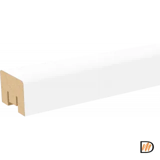 Рейка декоративная Экошпон цвет Белый Эмалит 20х 30х2700  VD066142