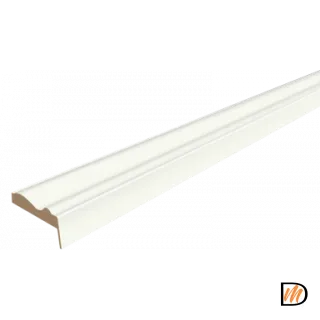 Наличник Волна телескопический Экошпон цвет Молочный Эмалит 80х35х2440  VD066325