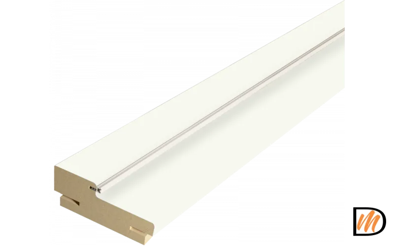 Стойка 80х38 Экошпон цвет Молочный Эмалит  VD066391