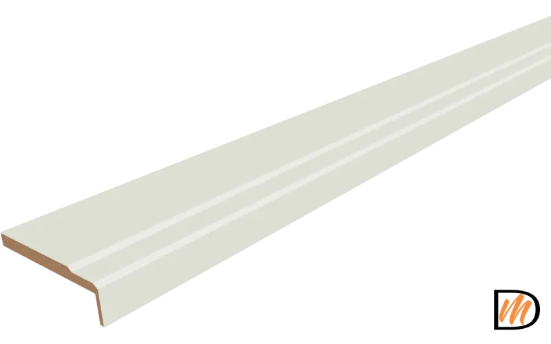 Наличник NEO 1 телескопический Экошпон цвет Светло-серый Эмалит 85х25х2440  VD066872