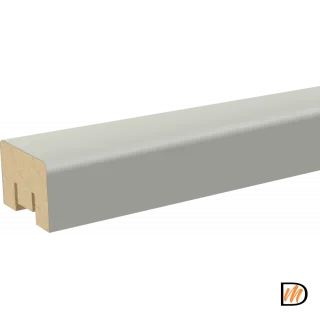 Рейка декоративная Экошпон цвет Светло-серый Эмалит 20х 30х2700  VD067211