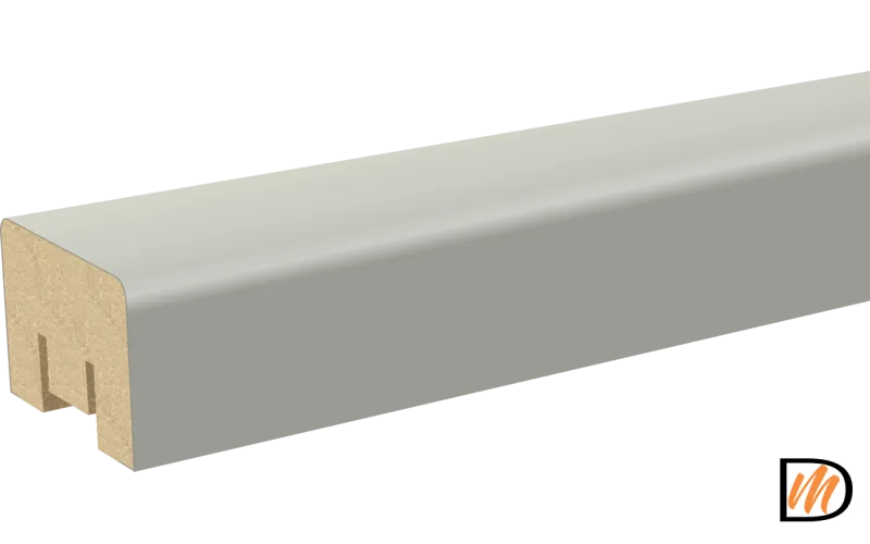 Рейка декоративная Экошпон цвет Светло-серый Эмалит 20х 30х2700  VD067211