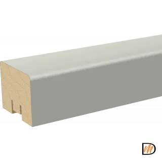 Рейка декоративная Экошпон цвет Светло-серый Эмалит 40х 30х2700  VD067212