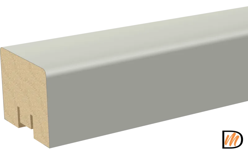 Рейка декоративная Экошпон цвет Светло-серый Эмалит 40х 30х2700  VD067212