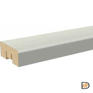 Рейка декоративная Экошпон цвет Светло-серый Эмалит 16х 40х2700  VD067440