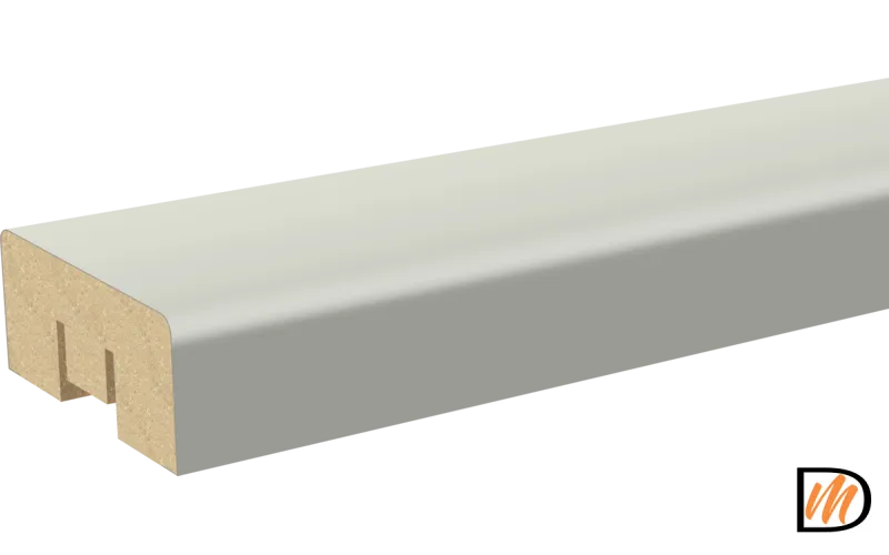 Рейка декоративная Экошпон цвет Светло-серый Эмалит 16х 40х2700  VD067440